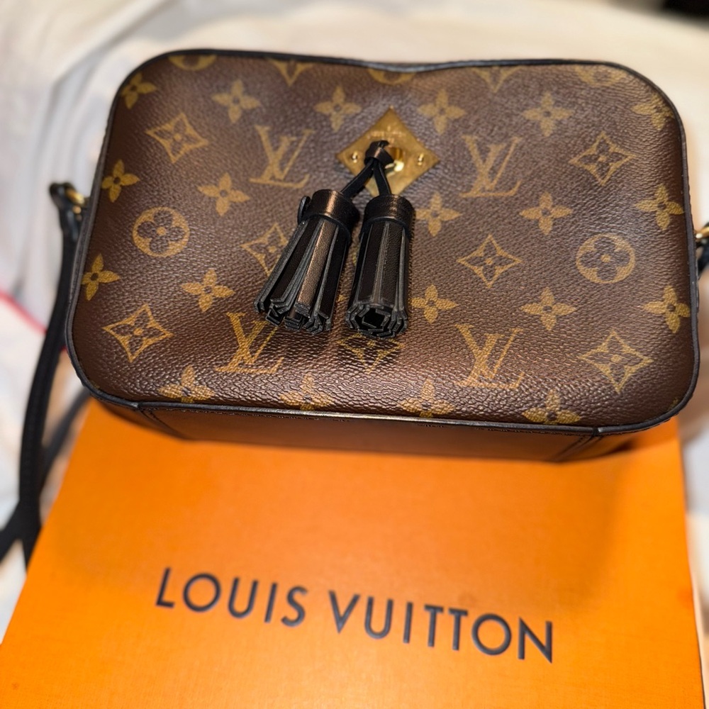Louis Vuitton Brown and Gold Monogram Bag